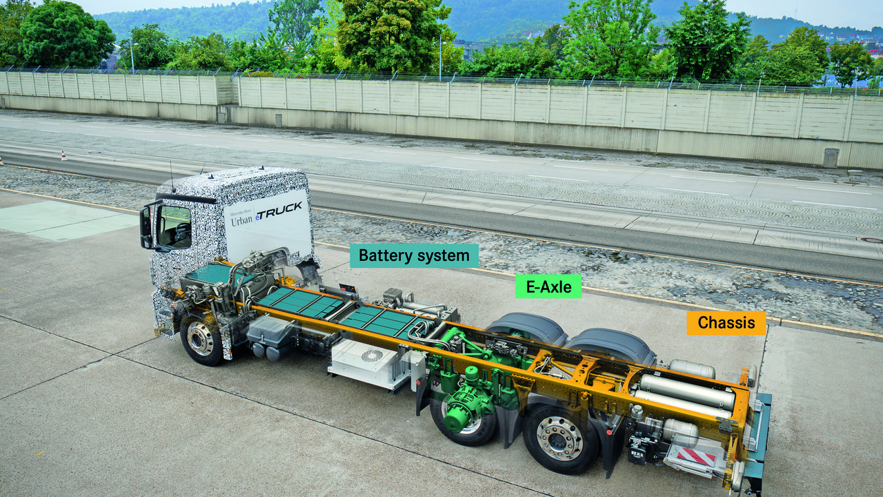 Así es el prototipo de camión eléctrico de Mercedes con el que batir a Tesla: Con 200 kilómetros de autonomía...