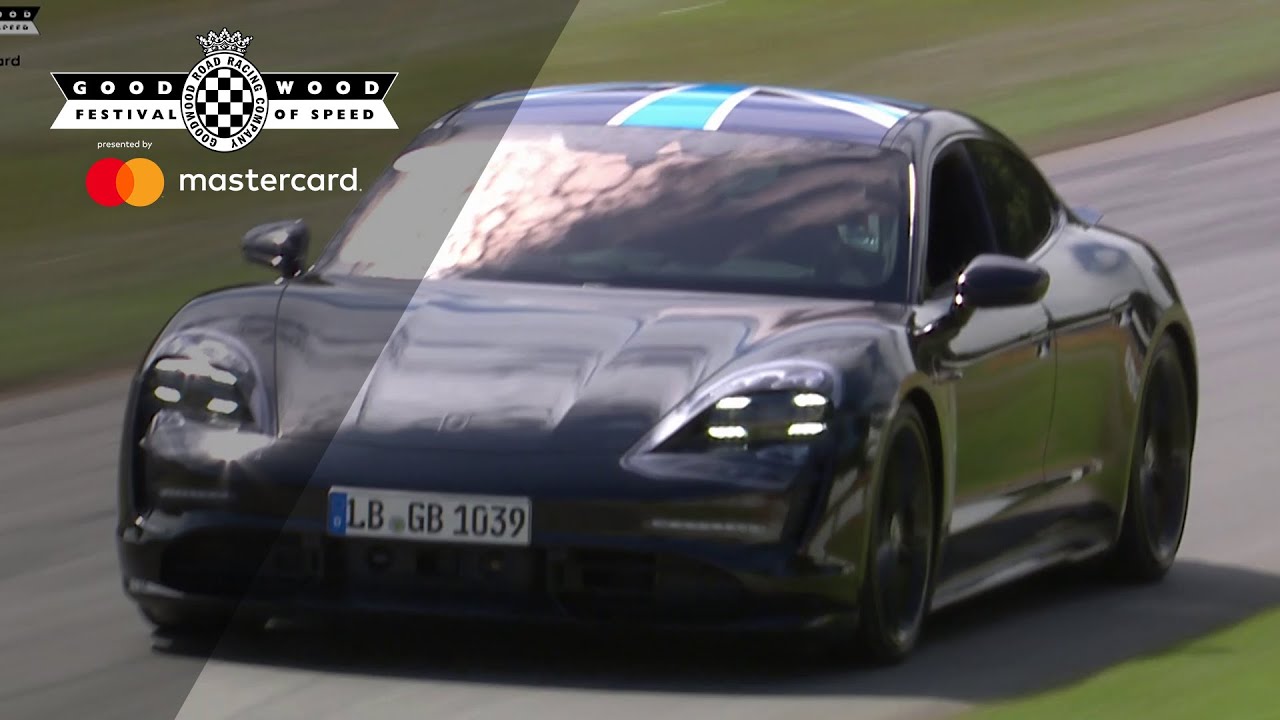 Porsche Taycan world debut at Goodwood Festival of Speed