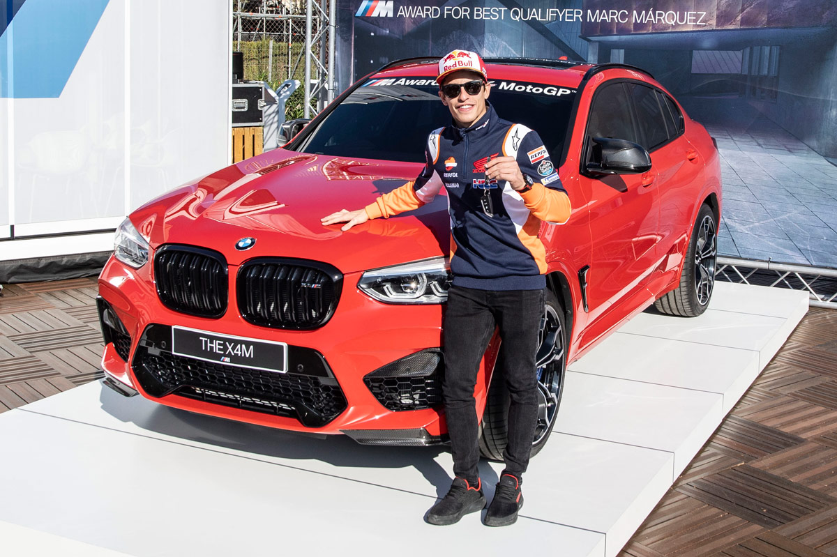 Márquez lo vuelve a hacer: El BMW M Award al piloto más rápido de MotoGP es suyo... con un BMW X4 M Competition