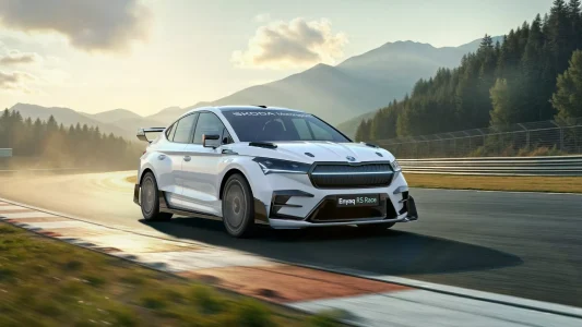 El Skoda Enyaq RS Race auna tres conceptos controvertidos: SUV, competición y 100% eléctrico