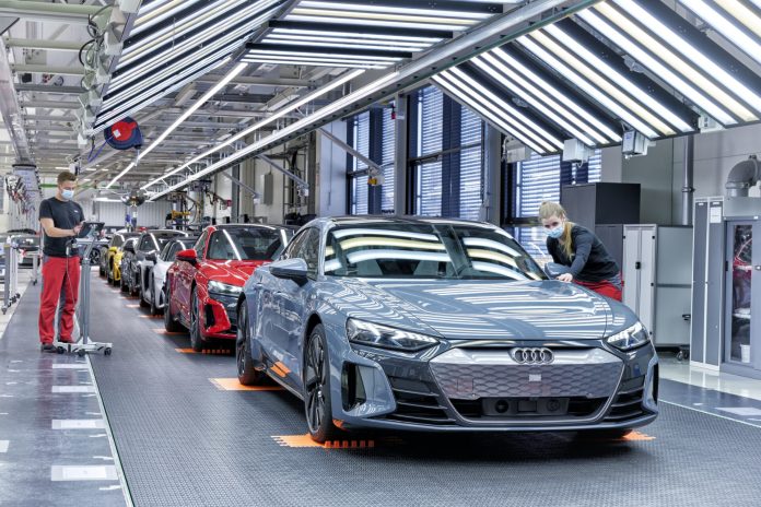 produktion audi e tron gt